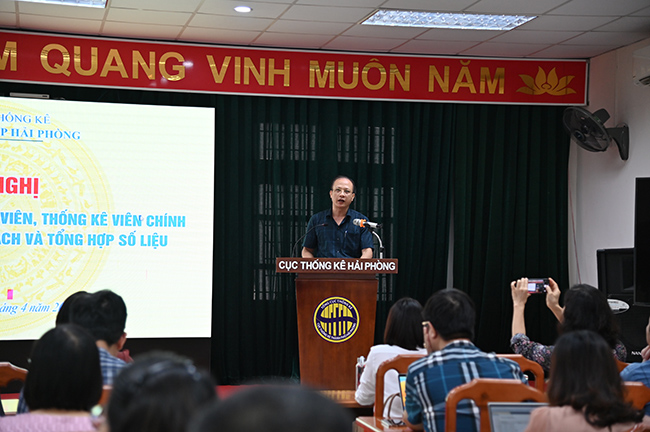 Hải Phòng: Hội nghị Tập huấn sử dụng CNTT phục vụ kiểm tra, làm sạch và tổng hợp số liệu